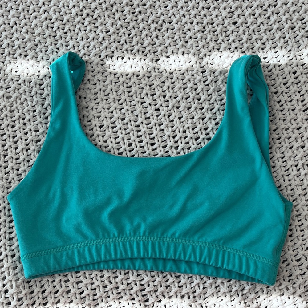 WeWoreWhat Teal Sports Bra